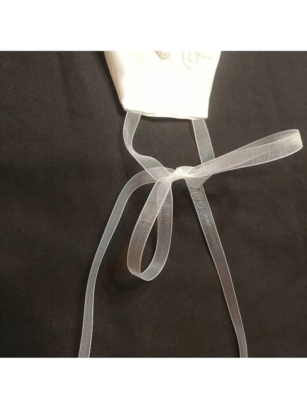 New! IVORY hand sewn wedding face mask
